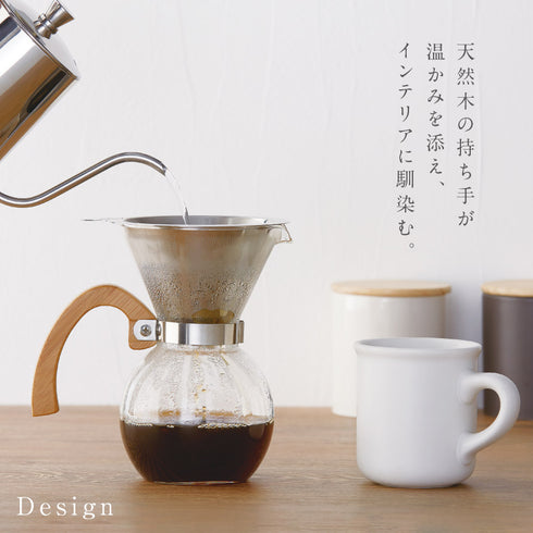 ブリューコーヒー 耐熱ドリッパーセット 400ml.|s3